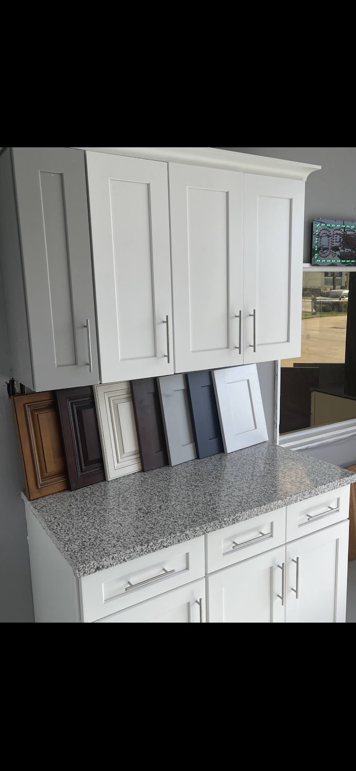 Showroom samples & granite